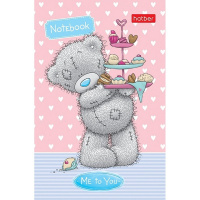 Блокнот А7 48л "MeToYou" клетка, склейка, 3-х цветный блок, 5 дизайнов 069682