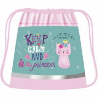Сумка для сменной обуви "Cat princess" 42х34см 1 отделение с карманом СДС-71