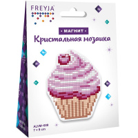 Набор мозаики "Магнит. Пирожное" 7х9см (основа, стилус, воск.подушка, стразы, лоток) ALVM-009 Набор мозаики "Магнит. Пирожное" 7х9см (основа, стилус, воск.подушка, стразы, лоток) ALVM-009