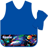 Фартук-накидка для труда "Яркий космос" 56,8х40,5см с нарукавниками, печать на кармане ФН-1 Фартук-накидка для труда "Яркий космос" 56,8х40,5см с нарукавниками, печать на кармане ФН-1