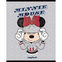 Тетрадь А5 18л клетка "Микки Маус" на скобе 5 дизайнов 18Т5В1/20373