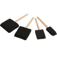 Набор кисть-губка 4шт. плоские (размер 2,5см/5см/7,5см/10см) поролон Y10791-24