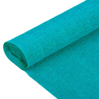 Бумага гофрированная 50х250см 015, бирюзовая Y9148-19