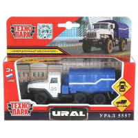 Машина "Урал" инерционная, металл 12см (открывающиеся двери) SB-15-35-T13-WB