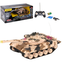 Танк р/у 27,5х11х9см "ИК-бой" пластик (поворот башни, движение пушки, индикатор жизни) JB1168333