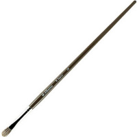 Кисть барсук овальная №8 длинная ручка "Художник" 4680043631315 Кисть барсук овальная №8 длинная ручка "Художник" 4680043631315