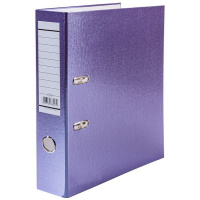Папка-регистратор А4 70мм бумвинил фиолетовый металлик 70ПР4_03420/066837