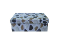 Коробка подарочная "Камушки" 31*23*14см картон Y8610-19