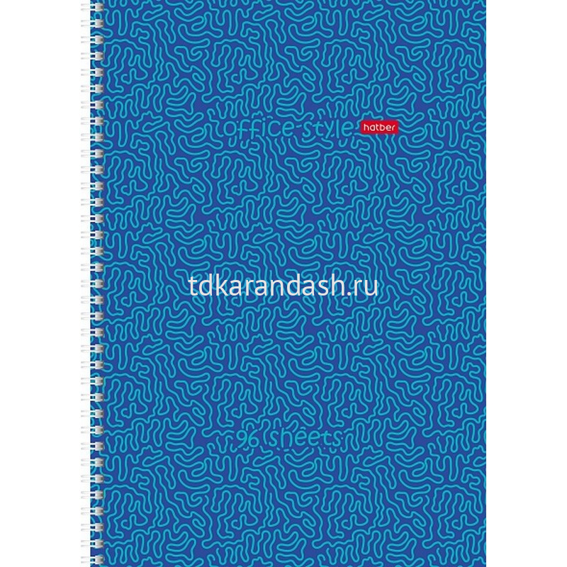 Тетрадь А4 96л ЛИНИЯ "Лабиринт" Многоуров.перфорация на гребне глянц.ламин. тиснение 4 диз.в блоке