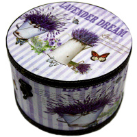 Шкатулка "Лавандовая мечта" 12,5 х 9,5см DH1009-4 Шкатулка "Лавандовая мечта" 12,5 х 9,5см DH1009-4