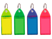 Брелок для ключей "deVENTE" полупрозрачный пластик, ассорти 4050700