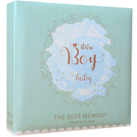 Фотоальбом 200 фото 10*15см "Детский. Для мальчика" 22х22,3х5см HD2202Z