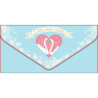 Конверт для денег "С Днем Вашей Свадьбы" 190х93мм 0216.527