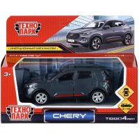Машина "Chery tiggo 4 pro" темно-серая, инерционная, металл 12см (открывающиеся двери) CHT4PRO-12-DG