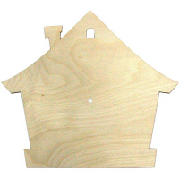 Заготовка для часов Домик фанера 3мм 660017