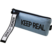 Пенал "Мотивация" 19х8,5х3см, треугольный, 1 отделение, текстиль, голубой BB2436