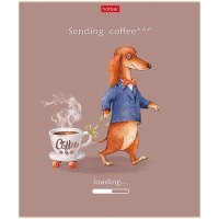 Тетрадь А5 18л клетка "ТаксаLIFE" на скобе 5 дизайнов 18Т5В1/067618