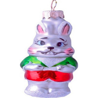Ёлочное украшение "Заяц" h-11см в подарочной упаковке ФУ-428