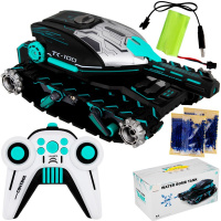 Танк р/у 28,5х15,5см с аккумулятором и водяными пулями, пластик 5000HD