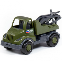 Эвакуатор военный "Кнопик" в сетке , пластик18*8,3*9,7см 52049