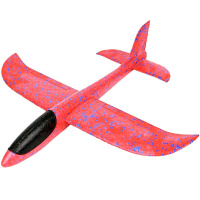 Самолет-планер 84см красный, пенопласт XJ2385