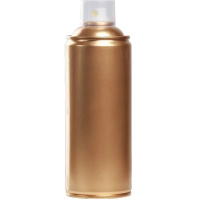 Краска в аэрозоли 520мл "HQ" зеркальное золото SNM001