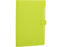Папка на кнопке 8 отделений "Rio" А4 0,6мм салатовый EB40102