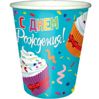 Набор стаканов 0,2л "Капкейки" 6шт P 6072926