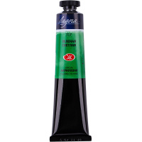 Краска акриловая 46мл зеленая светлая туба Ладога 2204717