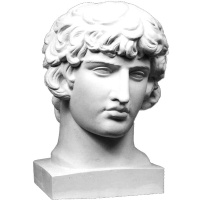 Голова Антиноя 25х29х39см 10-102