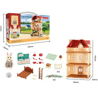 Набор домик "Счастливая семья" с мебелью + 1 герой 2296119/A07