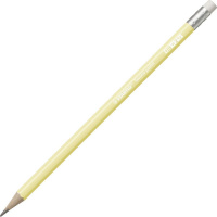 Карандаш чернографитный "Swano Pastel" HB с ластиком, корпус желтый 4908/01-HB