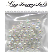 Набор бусин радужные 10мм Y9020-19