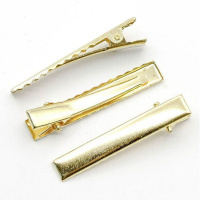 Заготовки для заколок 4,5см 5шт. №01 под золото DC-208/5
