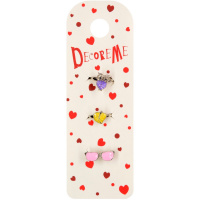 Набор колец детских 3шт. 6 видов 2-791/04