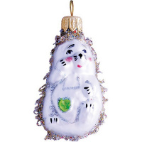 Ёлочное украшение "Ёжик" h-9см в подарочной упаковке ФУ-73