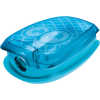 Точилка 1 отв. "Pulse" с контейнером, пластик, 2 цвета 071450