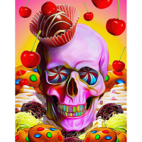Алмазная мозаика 30х40см "Хэллоуин" полная выкладка GB74655