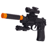 Автомат 25х16,5см пластик (свет, звук) Y7494-18