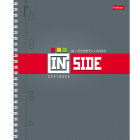 Тетрадь А5 120л клетка "Inside" на спирали 3цветных разделителя перфорация на отрыв 120Тр5В1гр_06619