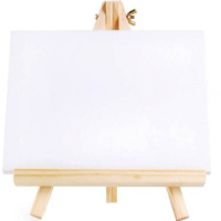 Мольберт - подставка 18х23см с холстом 15х20см, дерево Y10303-24