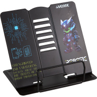 Подставка для книг металлическая "Robotic" 20х19см черная, в пакете 8063505