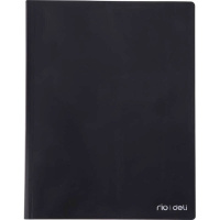 Папка 100 вкладышей "Rio" А4 полипропилен 0,30мм черная EB01002