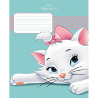 Тетрадь А5 18л клетка "Кошечка Мари" на скобе 5 дизайнов 18Т5В1/068761