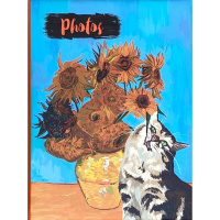 Фотоальбом 100 фото 10*15см "VVG style. ВВГ 2. Кот" 16,5х13х5см FA 100.023-2