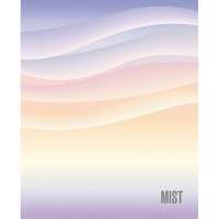 Тетрадь А5 48л клетка "Mist" на скобе, ламинация Soft-touch 5 дизайнов 089967