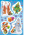 Картинка Наклейки новогодние от магазина "Карандаш" Наклейки новогодние от магазина "Карандаш"