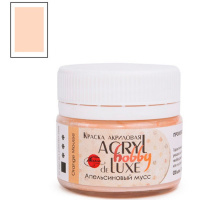 Краска акриловая 20мл "Акрил-Хобби Де Люкс" апельсиновый мусс 0303162