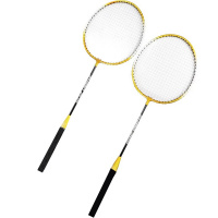 Ракетки для бадминтона 64см, желтые, в чехле 2039-9