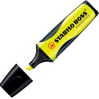 Маркер текстовыделитель "Boss Executive" желтый, клиновидный наконечник, толщина линии 2-5мм 73/14